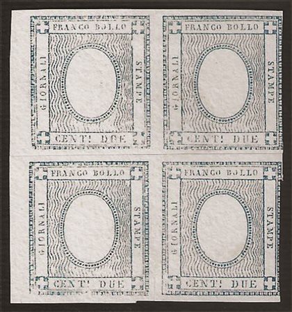 Antichi Stati Italiani - Sardegna - Prova di stampa del c.2