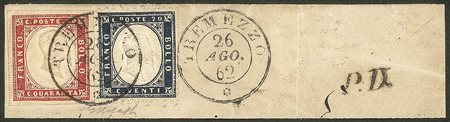 Regno - Vittorio Emanuele II - Frammento da Tremezzo