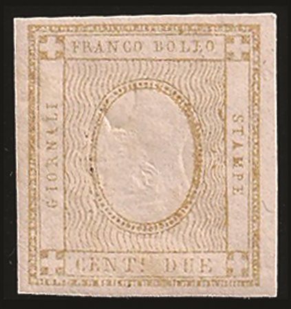 Regno - Vittorio Emanuele II - 1862 - Stampati c.2 bistro