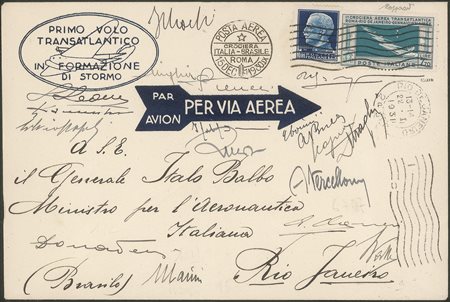 Regno - Posta Aerea e Aerogrammi - Busta della Crociera Transatlantica