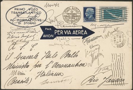 Regno - Posta Aerea e Aerogrammi - Aerogramma affrancato con 7,70 lire Aerea (A25)