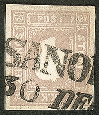 Europa e Oltremare - Austria - 1859 - Francobollo per Giornali 1 k. lilla grigio (9)