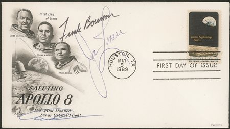 Collezione Spazio - Stati Uniti D'america - Apollo - 1969 - Busta raccomandata Apollo 8