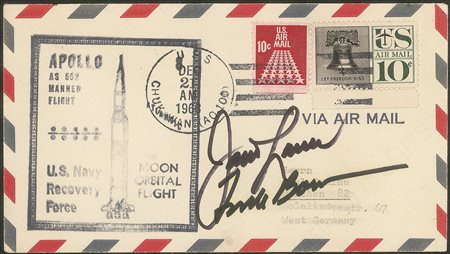 Collezione Spazio - Stati Uniti D'america - Apollo - 1968 - Apollo 8 - busta commemorativa