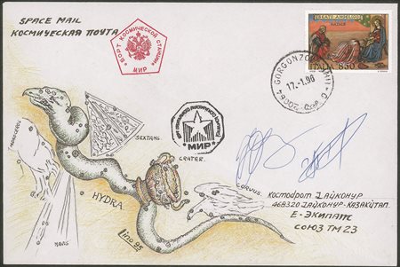 Collezione Spazio - Russia - Mir - 1996 - Stazione orbitale Mir - Soyuz TM-23