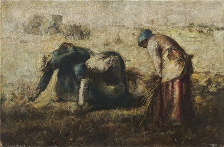Ignoto francese del secolo XIX, Da Jean-François Millet

"Le spigolatrici" 
oli