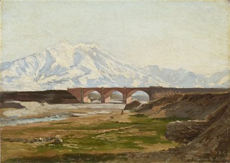 Raffaello Sernesi (Attribuito)

"L'Argentera dal Ponte Vecchio di Cuneo" 2 maggi