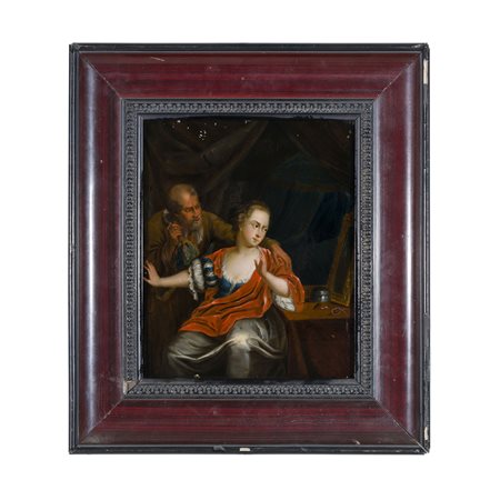 Frans van Mieris il Vecchio (Leida 1635 - 1681) bottega di