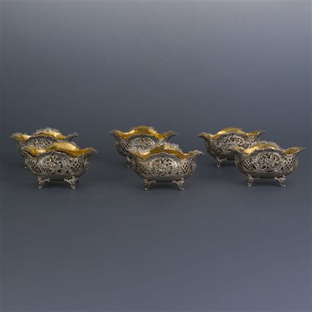 Sei salsiere in argento, Germania, dopo il 1888