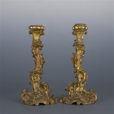 Coppia di candelieri, Genova, XVIII secolo