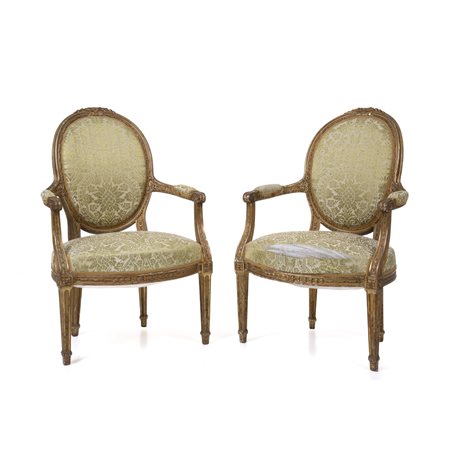Coppia di poltrone, Francia, seconda metà del XIX secolo