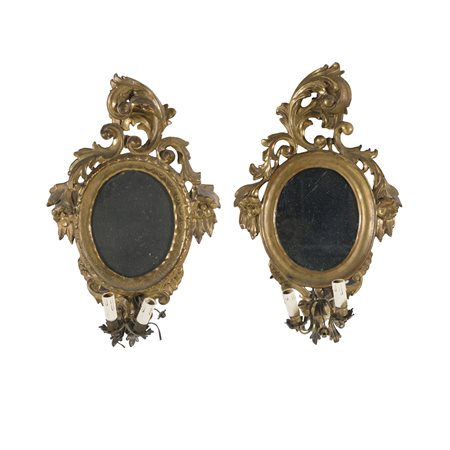 Coppia di specchiere, Francia, XIX secolo