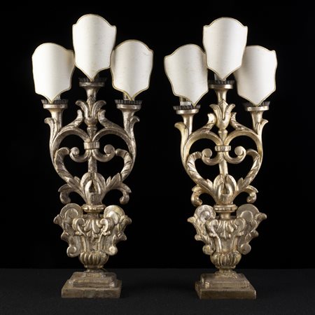 Coppia di candelabri, Venezia, XVIII secolo