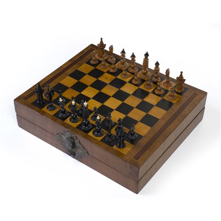 Scacchiera a scrigno, Olanda, XVIII secolo