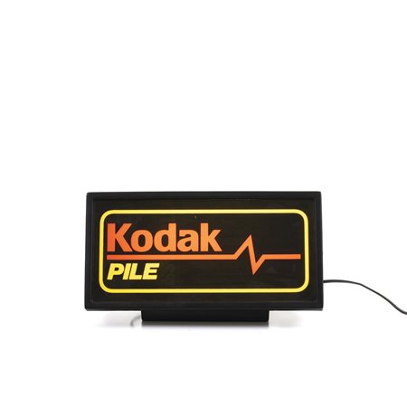 Insegna luminosa Kodak, 1980/90 ca.