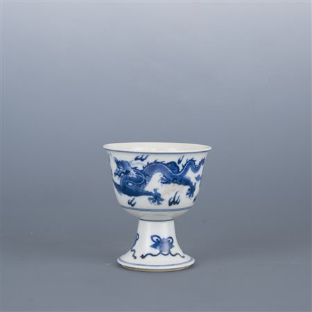 Vaso a calice, Cina, XIX secolo