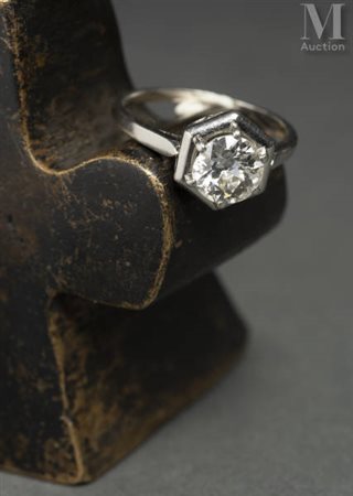 Bague diamant solitaire