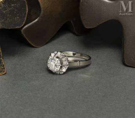 Bague diamant solitaire