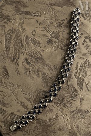 Bracelet saphirs et diamants