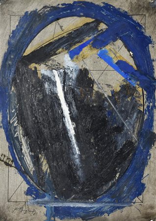 Gianfranco Pardi (1933) SENZA TITOLO tecnica mista su cartoncino, cm 29,5x21...