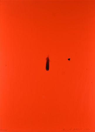 Bernard Aubertin (1934 - 2015) SEMEMA, 1990 bruciature su cartoncino, cm...