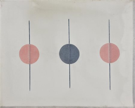 Walter Fusi (1924 - 2013) SENZA TITOLO, 1979/1980 olio su tela, cm 40x50 sul...