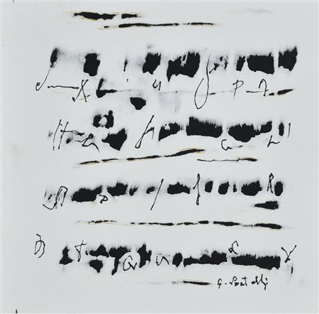 Germano Sartelli (1925 - 2014) SENZA TITOLO, 2007 tecnica mista su tela, cm...