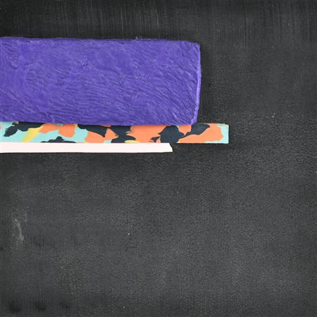 Vinicio Momoli (1942) PIANI (DI) COLORE N 109, 2021 gomme colorate su tavola,...