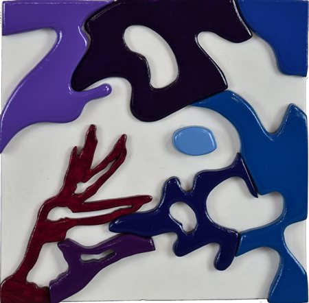 Dario Brevi (1955) CON CAUTELA, 2016 tecnica mista su tavola, cm 20x20 sul...