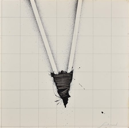 Emilio Scanavino (1922 - 1986) ACRILICO 18, 1971 acrilico su cartone, cm...