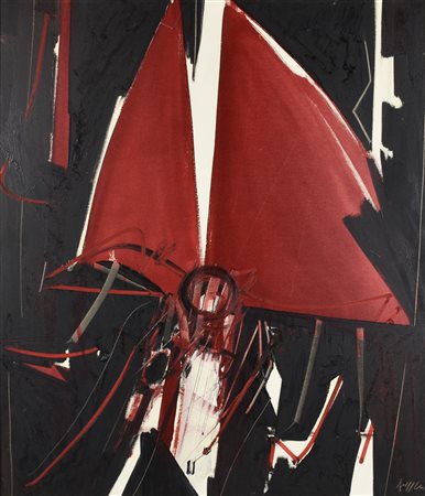 Piero Ruggeri (1930 - 2009) NAPOLEONE ROSSO, 1971 olio su tela, cm 80x70...