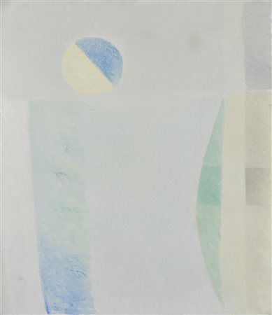 Saverio Rampin (1930 - 1992) SENZA TITOLO, 1981 olio su tela, cm 61x53 firma...