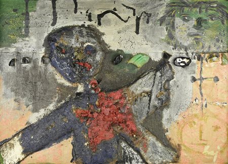 Enrico Baj (1924 - 2003) ECCOTI AMORE MIO: ERA TANTO CHE TI ASPETTAVO, 1955...