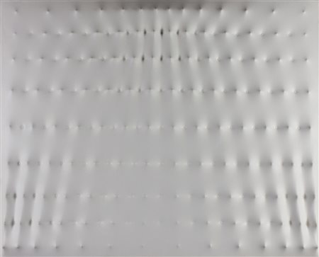 Enrico Castellani (1930 - 2017) SUPERFICIE BIANCA, 1979 acrilico su tela...