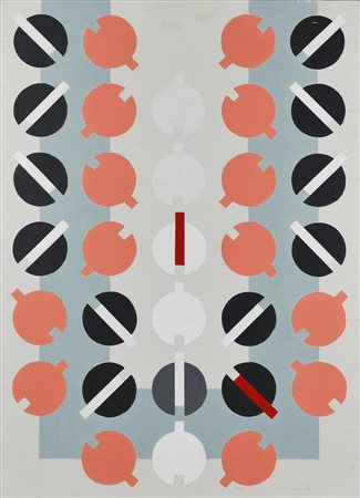 Carlo Nangeroni (1922 - 2018) SENZA TITOLO, 2007 acrilico su tela, cm 65x47...