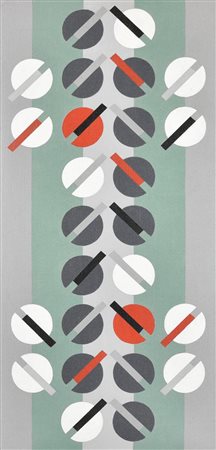 Carlo Nangeroni (1922 - 2018) SENZA TITOLO, 2005 acrilico su tela, cm 74x34...