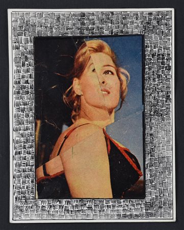 Jiri Kolar (1914 - 2002) SENZA TITOLO (FIGURA) tecnica mista e collage su...