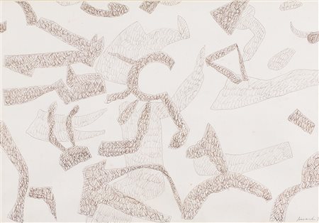 Carla Accardi (Trapani, 1924 - Roma, 2014) Senza titolo 1991 China su carta...