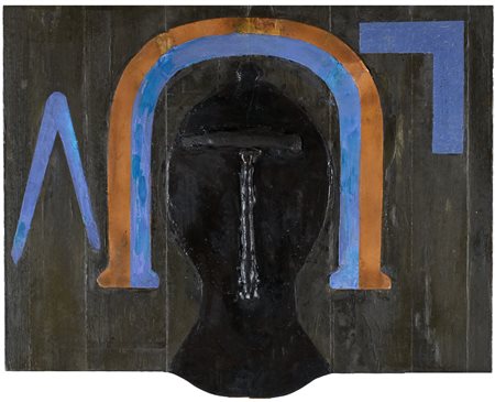 Bruno Ceccobelli (Montecastello di Vibio, (PG), 1952) Gene-Reale 1989 Tecnica...