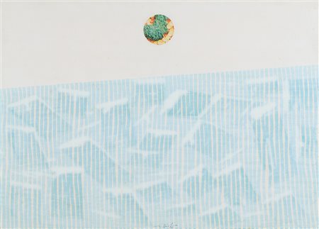 Sergio Dangelo (Milano, 1932 - Milano, 2022) Senza titolo Tecnica mista e...