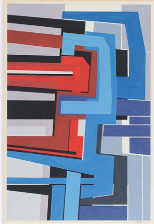 Gualtiero Nativi (Pistoia, 1921 - Greve in Chianti (Fi), 1999) Bozzetto per...