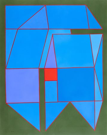 Achille Perilli (Roma, 1927 - 2021) Il tremolio 2008 Tecnica mista su tela...