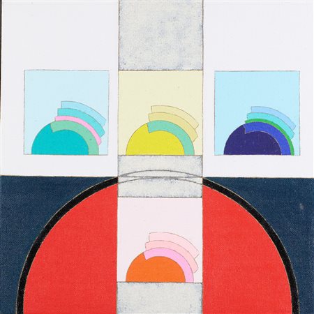 Eugenio Carmi (Genova, 1920 - Lugano, 2016) In Attesa 2007 Acrilici e vernice...