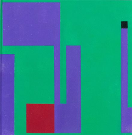 Bruno Munari (Milano, 1907 - 1998) Negativo - Positivo 1951 Olio su tavola...