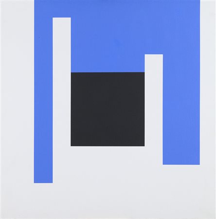 Bruno Munari (Milano, 1907 - 1998) Negativo - positivo 1996 Acrilico su tela...