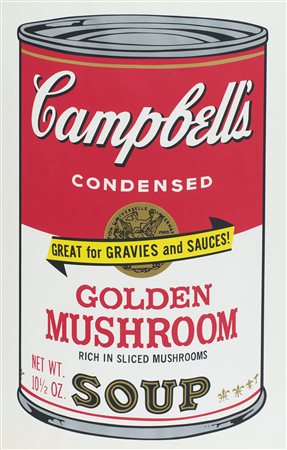 Andy Warhol (Pittsburg, 1928 - New York, 1987) Golden Mushroom (Campbell's...