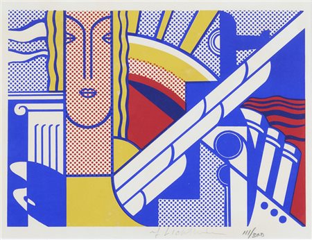 Roy Lichtenstein (New York, 1923 - 1997) Moderna Art Poster 1967 Serigrafia...