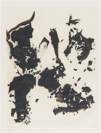 Alberto Burri (Città di Castello (Pg), 1915 - Nizza, 1995) Combustione 1965...