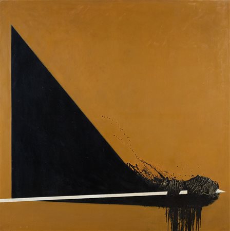 Emilio Scanavino (Genova, 1922 - Milano, 1986) Violazione 1968 Olio su tela...