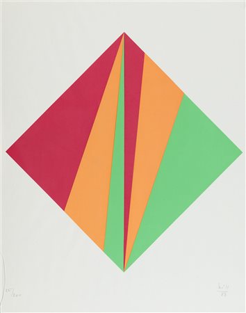 Max Bill (Winterthur, 1908 - Berlino, 1994) Senza titolo 1988 Litografia su...